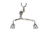 AWE Track Edition Exhaust for Audi C7 S7 4.0T - Chrome Silver Tips - Primary